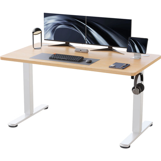 Bureau assis debout FLOW Bois clair