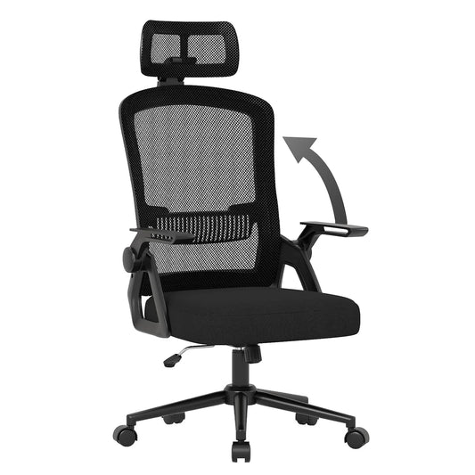 SEAT FLEX Noir | Chaise Ergonomique avec Soutien Lombaire