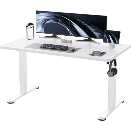 Bureau assis debout FLOW Blanc
