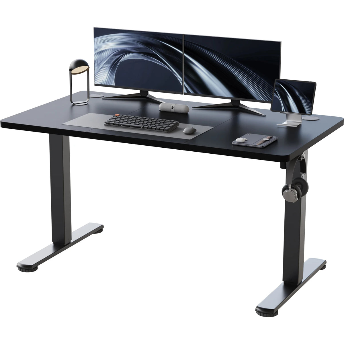 Bureau assis debout FLOW Noir