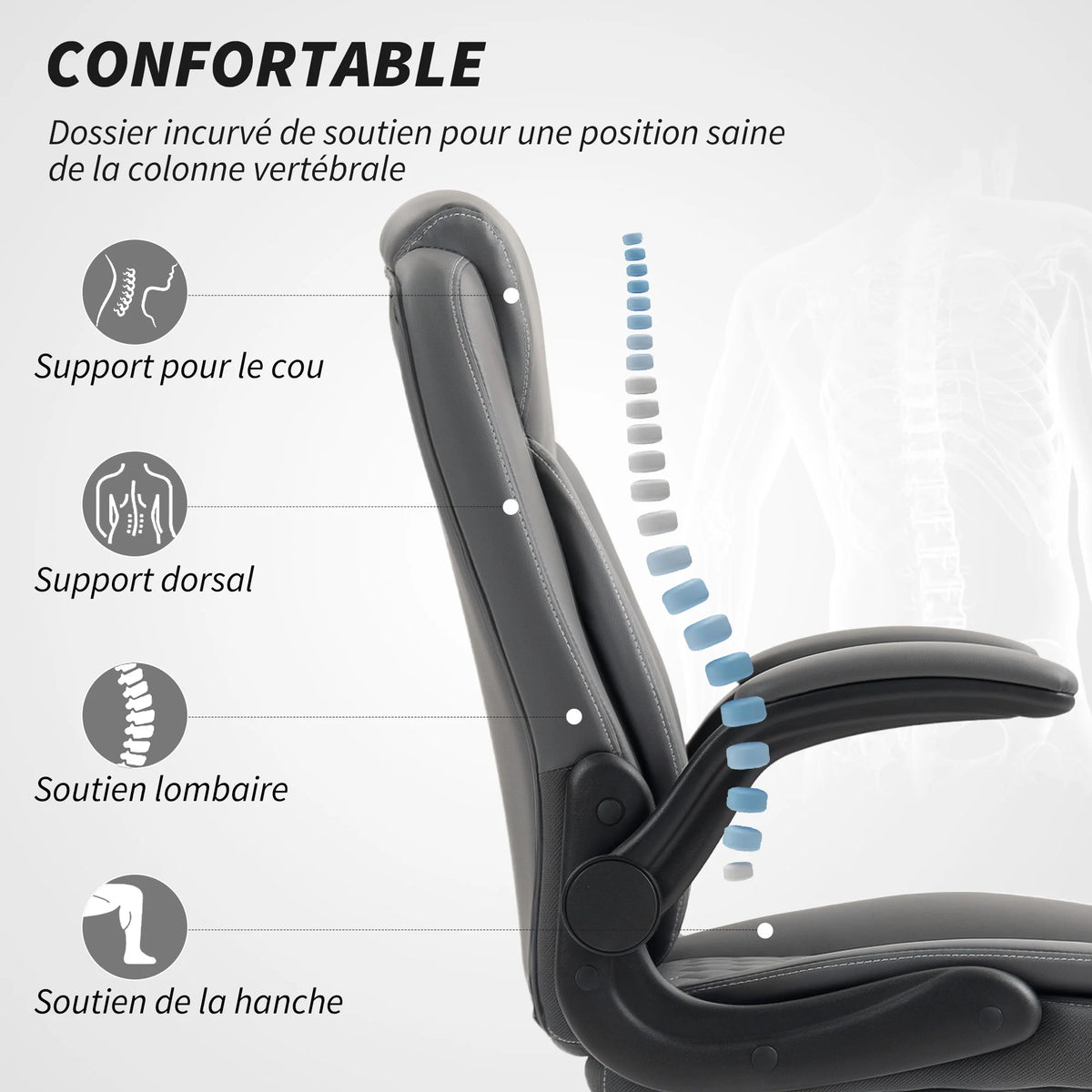 SEAT ONE | Chaise de Bureau Ergonomique Réglable
