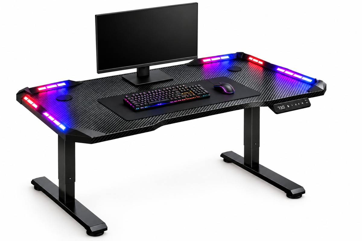 APEX | Bureau Gaming Assis Debout RGB